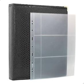 Álbum Fichário 20 Folhas Cédulas 3 Espaço Aba 32x24 Cobra GF