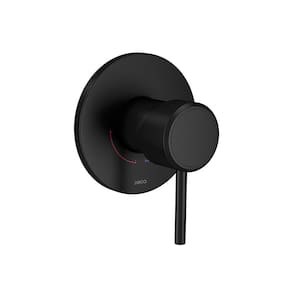 Acabamento Monocomando para Chuveiro Deca You 4993.Bl104.Chu.Mt Redondo Black Matte