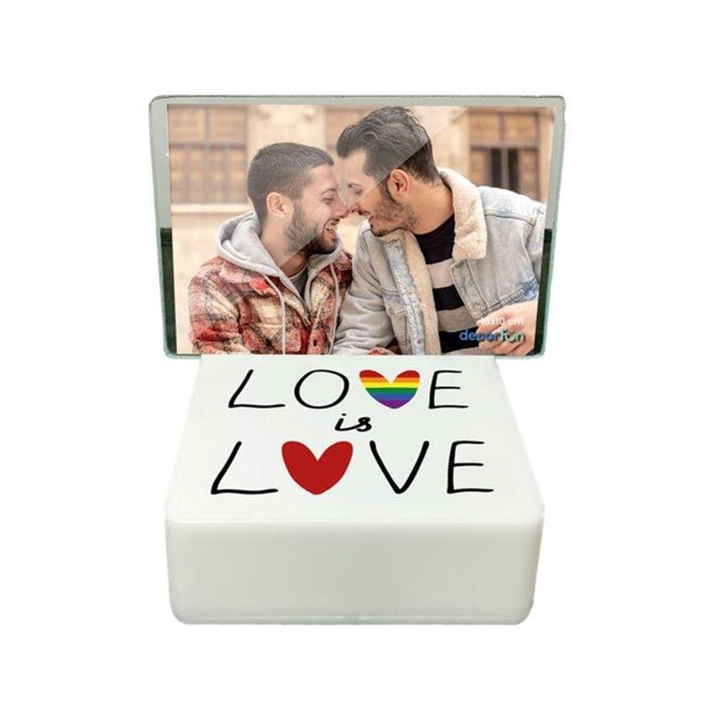 Luminária Mini Box Retrato - Love Is Love