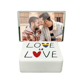 Luminária Mini Box Retrato - Love Is Love