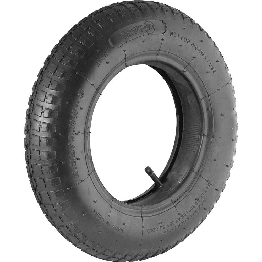 Pneu 2 Lonas 3,25 x 8 POL para Carriola NOVE54