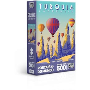 Quebra Cabeça Postais do Mundo Turquia 500 Peças - Toyster