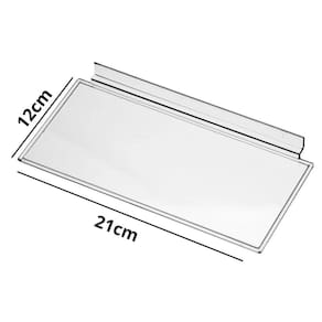 10 Bandejas De Acrilico 21 cm p/ Painel Canaletado