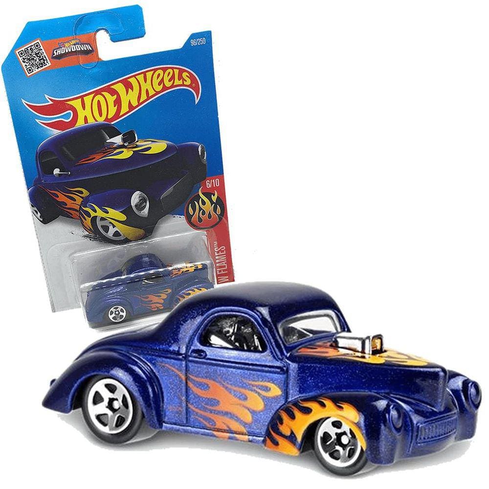 Carrinho Hotwheels 41 Willys Showdown HW Flames Mattel