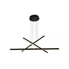 Pendente Avant Hasta Trio 1M 2700K Luz Amarela Preto Fosco