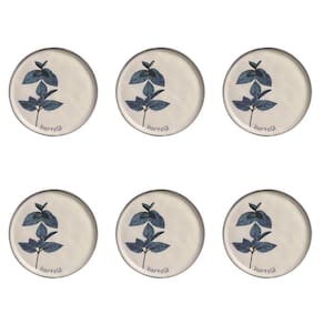 Jogo Pratos Sobremesa Porto Brasil Stoneware Apettito Kit 6