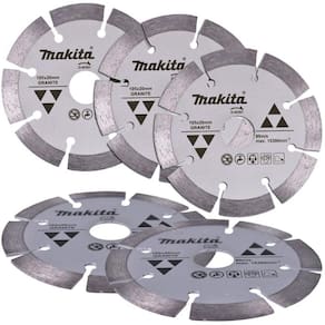Disco de Corte Diamantado 4.1/8 POL 105 MM para Granito D-44351 Kit com 5 Peças MAKITA