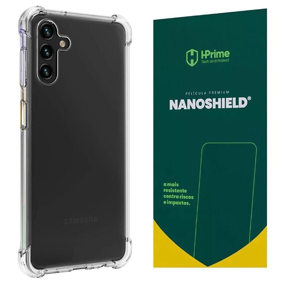 Kit Capa Para Galaxy A54 5g Anti Impacto + Película Hprime