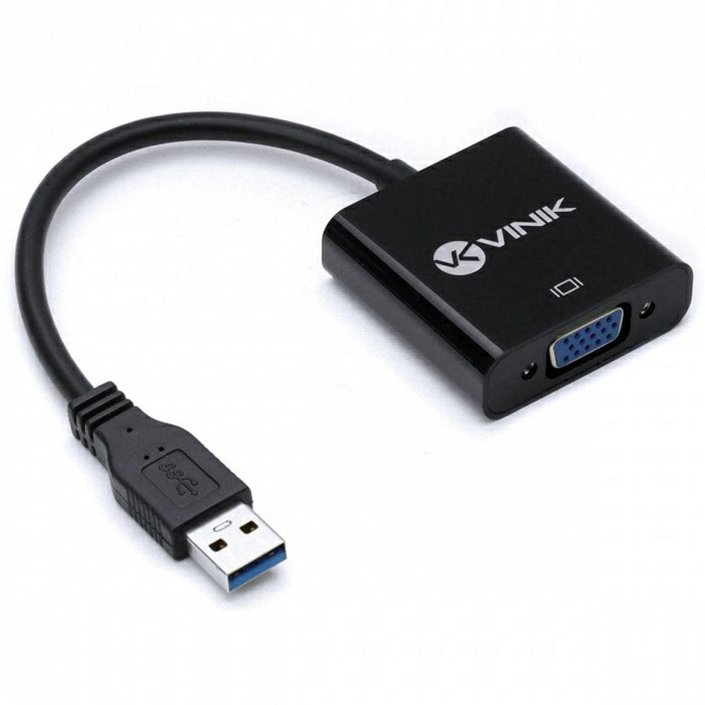 Adaptador VGA Femea para USB Macho - Vgafusbm