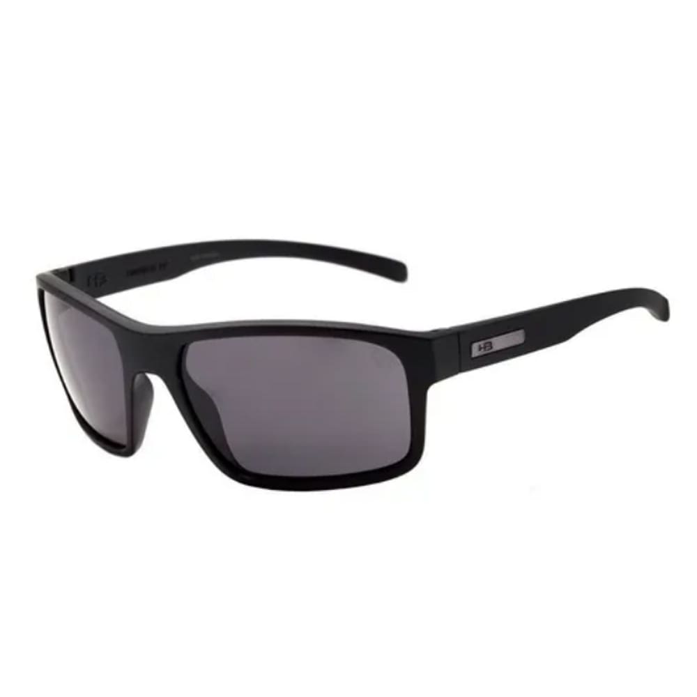 Óculos Solar Hb Overkill Matte Black Polarized Gray