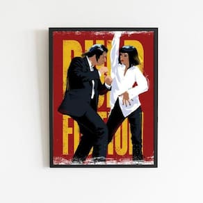 Quadro Pulp Fiction Dancing 24X18Cm