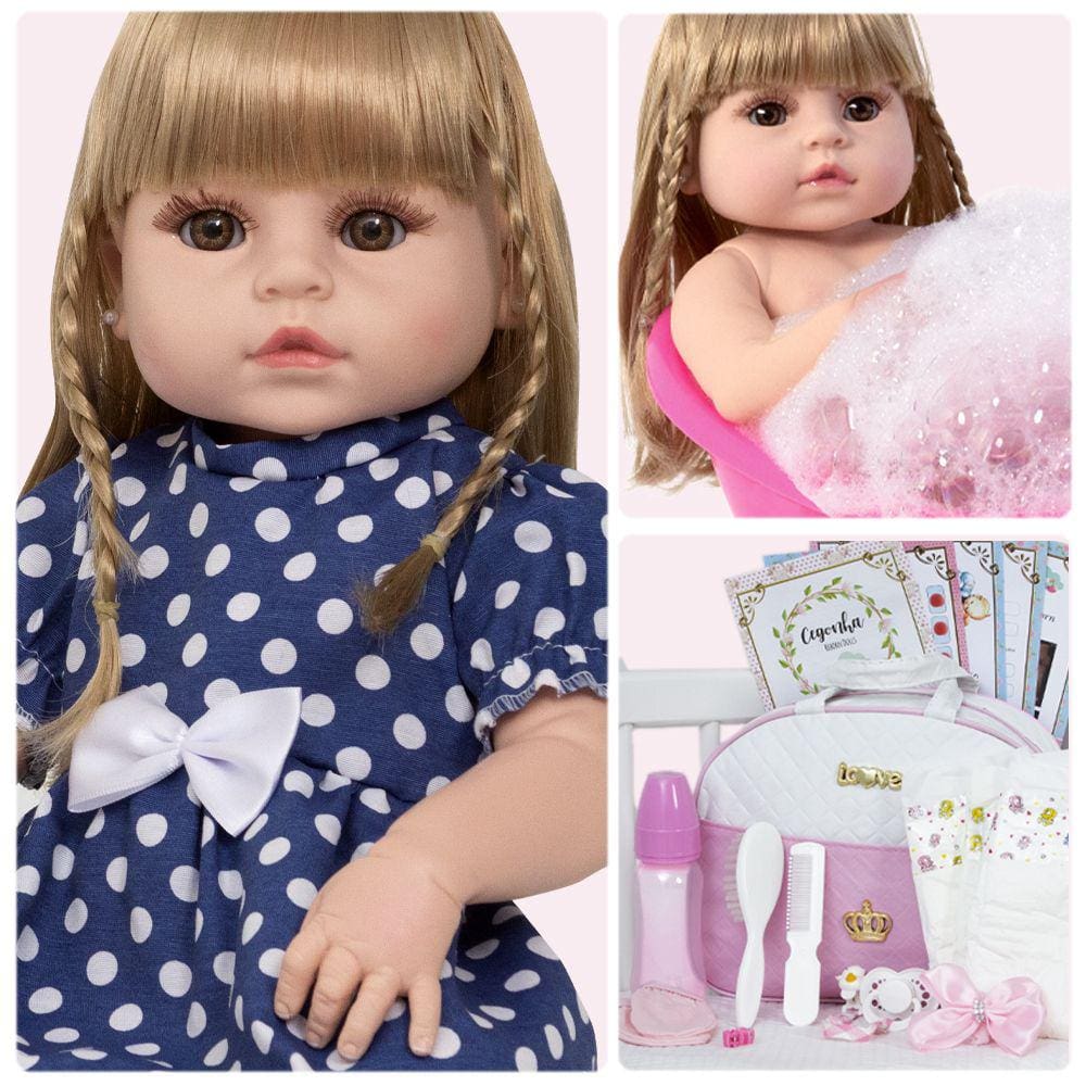 Boneca Bebê Reborn Baby Yasmin