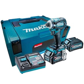 Parafusadeira à Bateria 40V Impacto Kit 2 Baterias 2,5Ah e Maleta TD001GD201 MAKITA