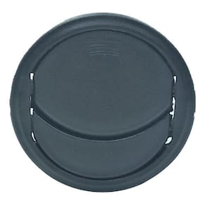 1 Difusor Ar Condicionado Ventilacao Universal 53mm - Preto