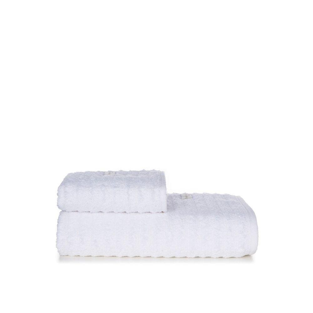 Toalha de Banho Felpuda Jogo de Toalha 2 Peças kit de Toalha Banhão e Toalha de Rosto Jogo de Banho 100% Algodão Fio Penteado Marca Casa da Toalha