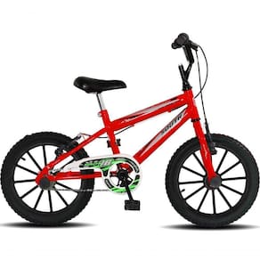 Bicicleta Aro 16 Infantil South Ferinha Para Meninos - Vermelho Vermelho