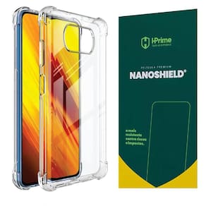 Kit Capa Case Para Poco X3 Anti Impacto + Película Hprime