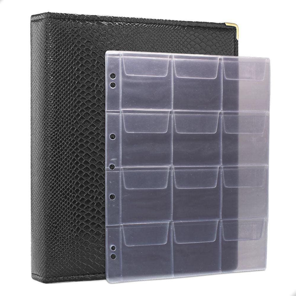 Álbum Fichário 10 Folhas 120 Moedas 32x24 Cobra GF
