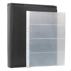 Álbum Fichário 50 Folhas PP Cédulas 4 Espaços 32x24 Cobra GF
