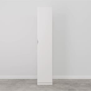 Guarda Roupa Hera 1 Porta 4 Gavetas 1 Cabideiro CabeCasa MadeiraMadeira Branco Geada/Cinza