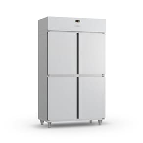 Mini Câmara 4 Portas Resfriados Linha Comercial Inox 0 a 7ºC Ar Forçado MCR4P 127V - Refrimate