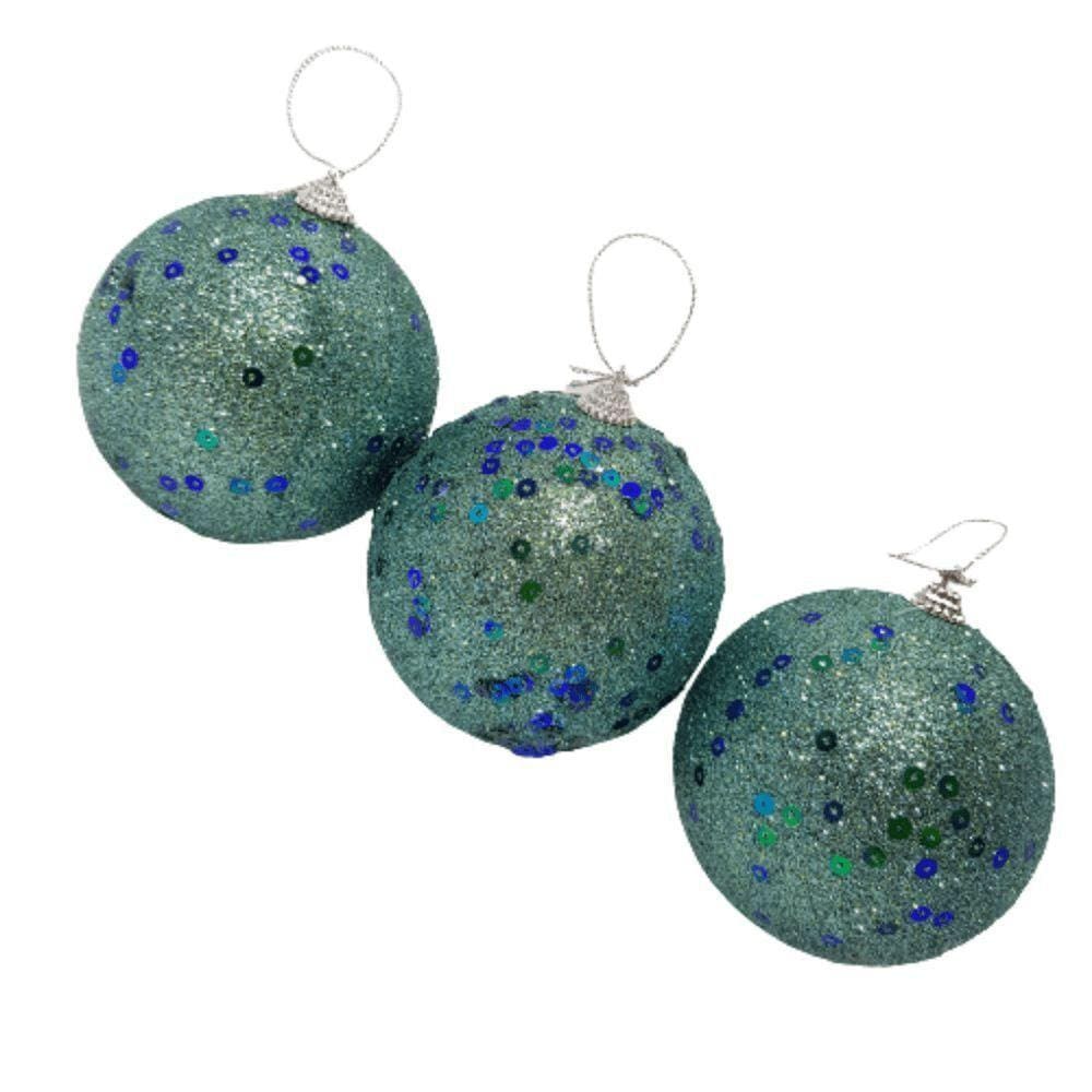 Bola De Natal Kit Com 3 Unidades Kit 3 Pçs.