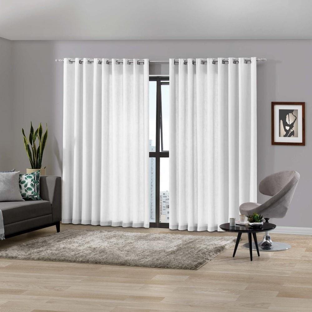 Cortina Sala Quarto Monaco Duplex Bella Janela 3,00m x 2,30m