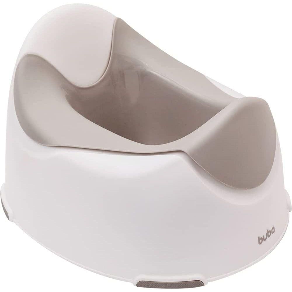 Troninho Penico Infantil Branco Cinza Buba