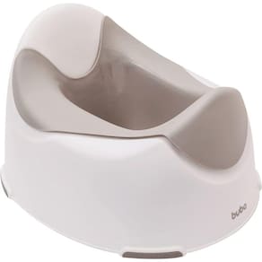 Troninho Penico Infantil Branco Cinza Buba