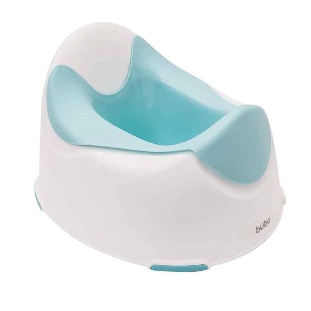 Troninho Penico Infantil Branco Azul Buba
