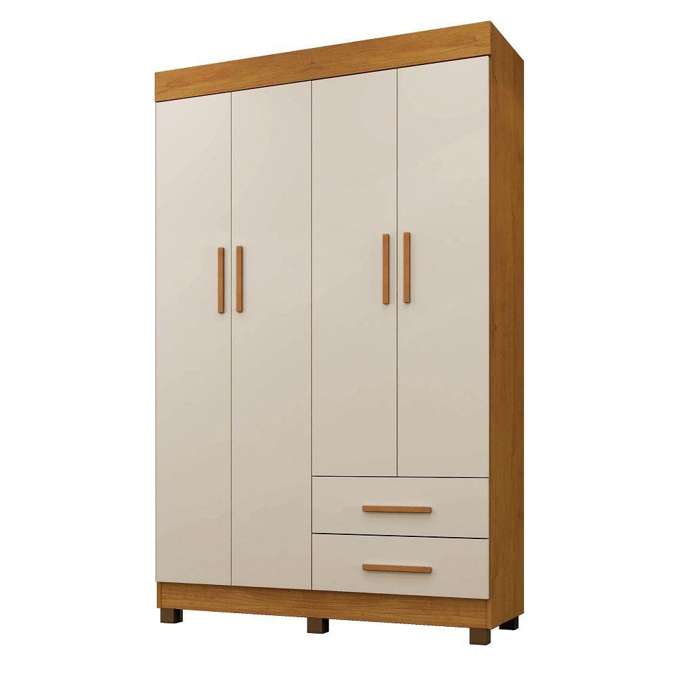 Roupeiro Copacabana New 4 Portas 2 Gavetas Benetil