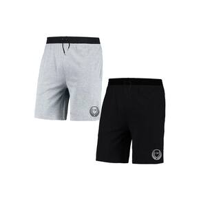 Kit 2 Bermudas Moletom Casual LK Store Bolso Lateral com Amarração