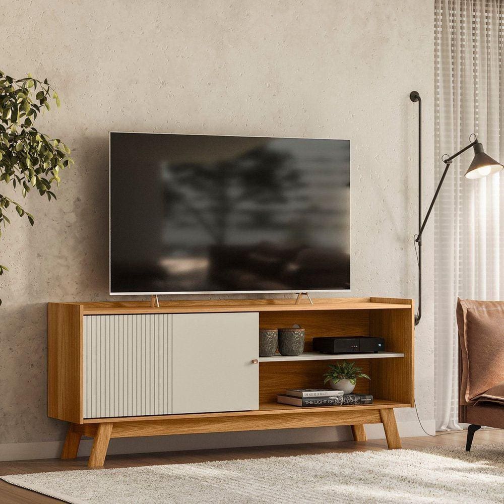 Rack 1 Porta Aurum Marrom/Off White