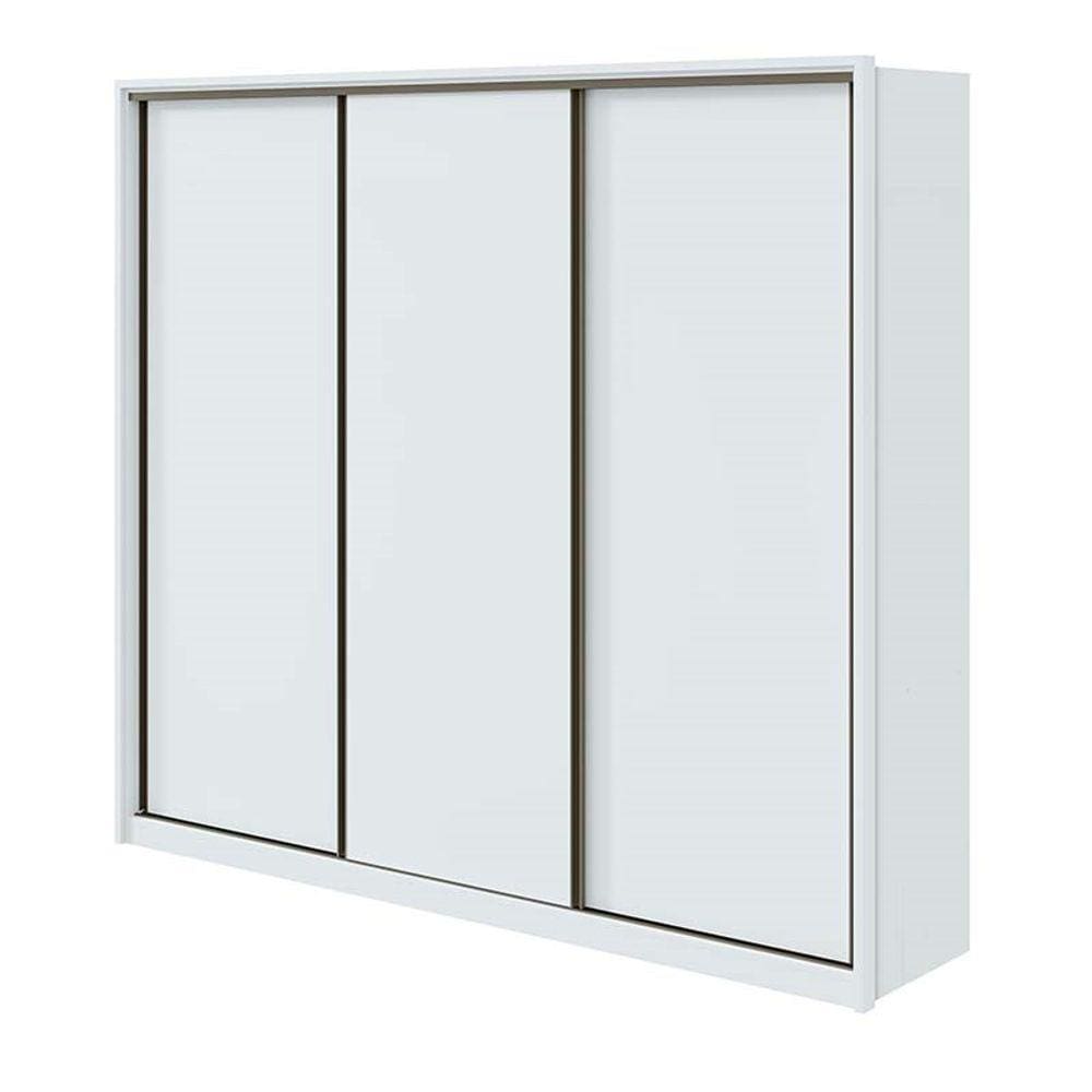 Guarda Roupa Casal 3 Portas 6 Gavetas Spazio 270 Lopas Branco