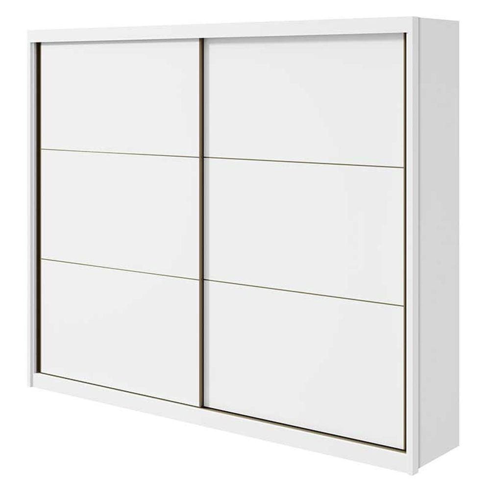 Guarda Roupa Casal 2 Portas 6 Gavetas Toronto Plus Lopas Branco