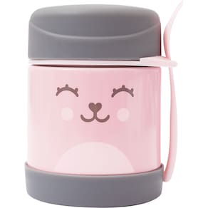 Pote Térmico Para Comidinha Bebê Com Colher Buba Aço Inox