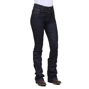 Calça Flare Feminina Azul Escuro Dock`s 33062