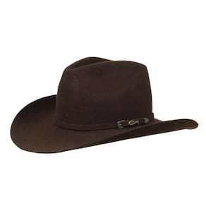 Chapéu Country de Feltro Chocolate Cury 33484