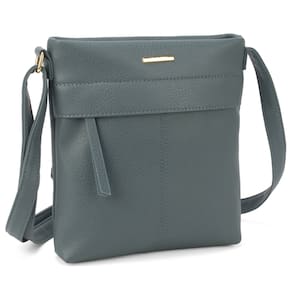 Bolsa Feminina Azul Premium com Alça Longa Transversal Gash