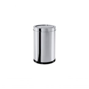 Lixeira Inox Tampa Basculante 7,8l Decorline 18,5x29cm