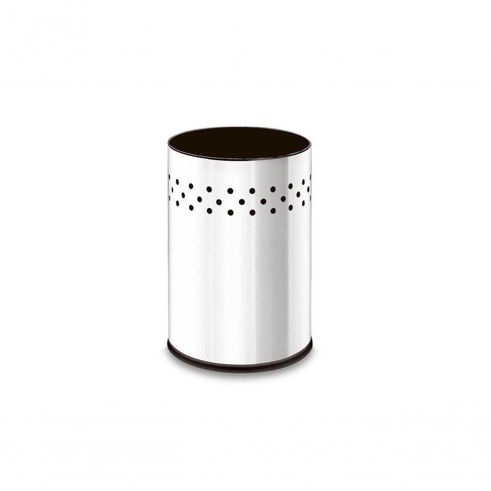 Cesto Inox Gamma 9,4 Litros Gamma - Decorline Lixeiras ø 20 X 29 Cm - Brinox