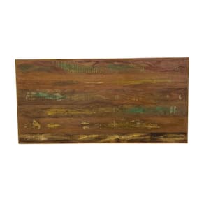 Painel Em Madeira De Demolição Com Tinta Pátina 2m X 1m Sudeste Rústico