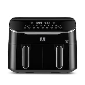 Fritadeira Elétrica sem óleo Air Fryer 8L Preta com 2 Gavetas 1800W 127V Multi - GO219