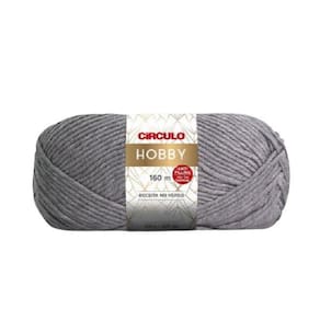 Fio Lã Hobby Circulo 100G Crochê Trico 8473 - Alumínio
