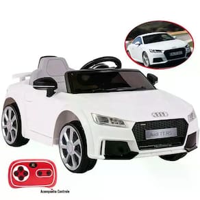 Carro Bateria p/ Crianças Bel Audi TT RS Brink Branco 110V/220V