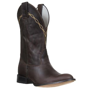Bota Masculina Bico Redondo Café Cow Way 33724