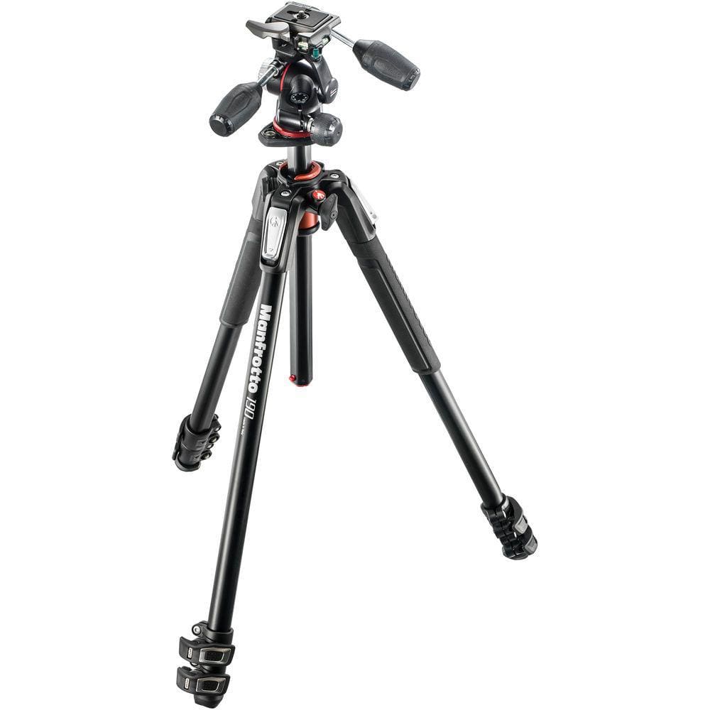 Kit Tripé + Cabeça Manfrotto Mk190xpro3-3W - Até 12Kg