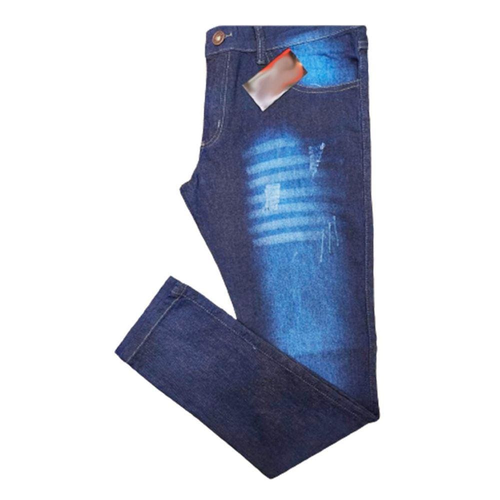Calça Jeans Masculina Tradicional Reta com Elastano Lycra