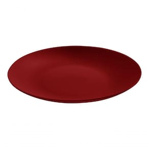 Prato Refeição Cozy 25,7 X 25,7 X 3 Cm Vermelho Bold Coza