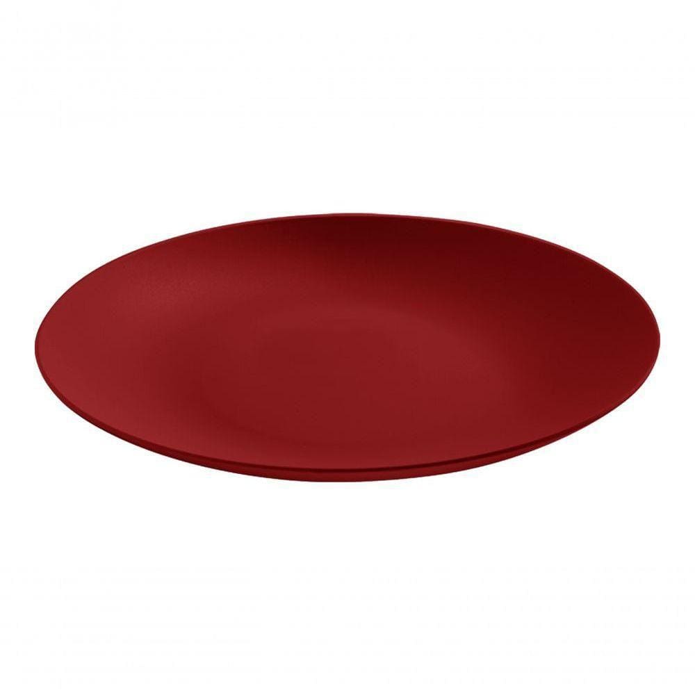 Prato Sobremesa Cozy 18 X 18 X 2 Cm Vermelho Bold Coza